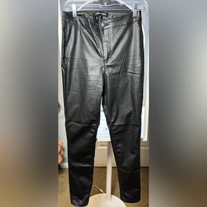 Almost Famous Faux Leather Pants Please see Notes